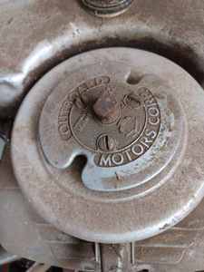 lot 26 image: Vintage OMC Twin Cylinder Outboard