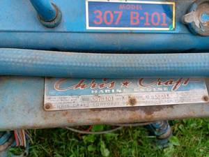 lot 55 image: Chris Craft Model 307-B-101 Inboard, Engine No. 653513