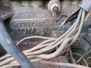 lot 67 image: GM Inboard, Serial No. On the HeadBlock is 3937746