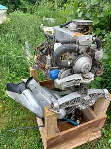 lot 80 image: OMC 3.0L 4-Cylinder Inboard Engine - Model No. 302STHRC0M, Serial No. J833952