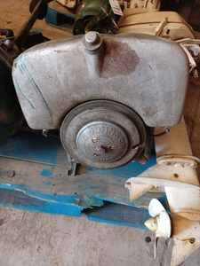 lot 95 image: Vintage Johnson Twin Cylinder Outboard