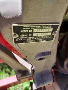 lot 134 image: Evinrude Starflite 10 Outboard - Model No. 85893A, Serial No. E03509