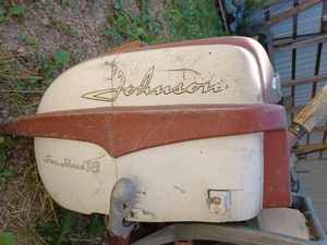 lot 144 image: Johnson Sea Horse Model No. FDE-12 Electric Start Outboard, Serial No. 1772283