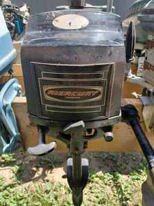 lot 159 image: Vintage Mercury Model No. 40 Outboard, Serial No. 9148160