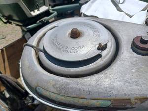 lot 160 image: Vintage Mercury Model No. KD-4 Outboard, Serial No. 96838