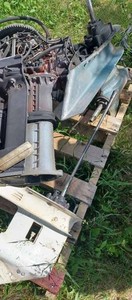 lot 179 image: Evinrude Model No. 35525 Outboard - Disassembled, Serial No. 10473