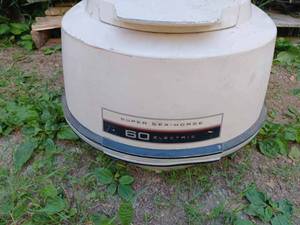 lot 195 image: Johnson Model No. VXL-2B Super Sea Horse 60 Outboard, Serial No. J2710619