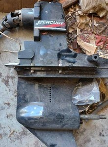 lot 255 image: Mercruiser Stern Drive, Black Stern Drive, 2 Battery Boxes, Outboard Test Tools, Inboard Parts, and a Receiver Drawbar with a 9-inch Drop