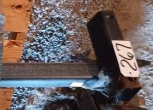 lot 267 image: New 2008 Model Eq35 Quality Trailer Products 3.5K Boat Trailer Axle 2.5- inch Square Tube X 88-inches Wide - Black
