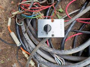 lot 280 image: Morse, OMC, and Evinrude Controls, Gauges, Power Tilt Switches, and More
