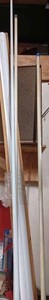 lot 400 image: Four Fiberglass Whip Antennas - Three 8-footers and One 6-foot