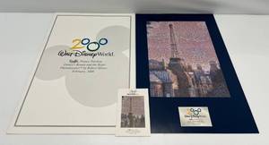 lot 104 image: Walt Disney World 2000 Photomosaics  Beauty & The Beast