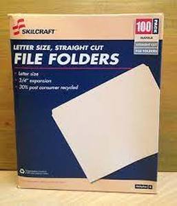Silkcraft-Manilla File Folders