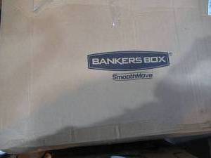 Bankers Box SmoothMove Wardrobe Moving Boxes, Tall, 24 x 24 x 40 Inches, 3 Pack (7711001)