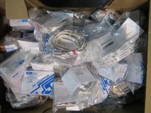 Big box of 6 pre cut led strips with ac adapter.