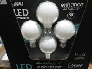 Box of 5 Packages of 4 LED Bulbs