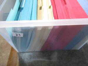 Miscellaneous Box of File Folders
