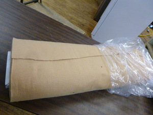 Roll of Light Brown Fabric