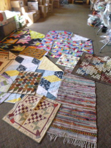 Handmade Quilts, Table Runners, Tree Skirt, Rug