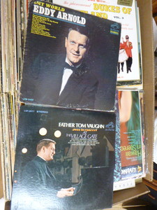 Box of Vinyl Records