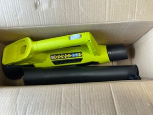RYOBI ONE 18V 90 MPH 200 CFM Cordless Battery Leaf BlowerSweeper with 2.0 Ah Battery and Charger