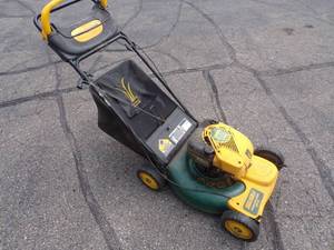 Yardman Push Mower with bagger