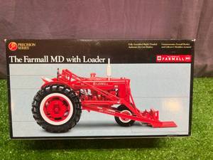 lot 135 image: Precision Series Farmall MD with Loader