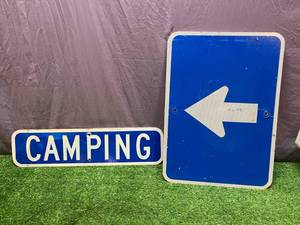 lot 190 image: Metal Signs