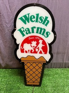 lot 229 image: Welsh Farms Light Up Sign