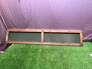lot 244 image: Metal on Wood Frame Miles Sign