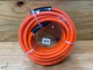 VALLEY INDUSTRIES- AIR HOSE, THERMOPLASTIC RUBBER, 38 X 50, 300 PSI W.P., HI-VIZ ORANGE