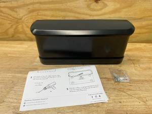 ARCHITECTURAL MAILBOXES Cielo Black, Small, Steel, Wall Mount Mailbox