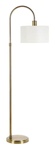 MEYER&CROSS Veronica 70 in. Brass Arc Floor Lamp