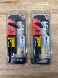 BONDHUS Lot of 2 Sets of- 9 Balldriver L-wrenches with ProHold Tip, sizes 1.5-10mm