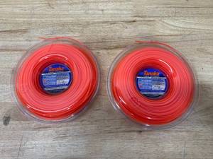 TANAKA Lot of 2-  Color-Coded Round String Trimmer Line 095-Inch x 285 746565