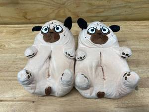 Plush Dog Slippers (M)