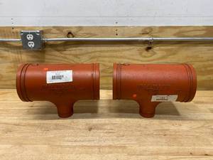 Lot of 2-  6 x 2-12 Victaulic Style 25 Fittings