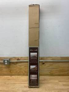 ALLEN  ROTH Cordless Faux Wood Blinds in White