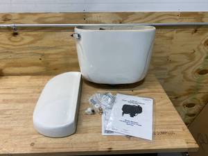 AMERICAN STANDARD Pressure Assist Tank, Left Hand Trip Lever, Toilet Tank, 1.6 Gallons per Flush