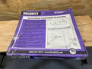 HOLDRITE 60-SWHP-WM, Quick Stand wall-mounted water heater platformdrain pan metal drain connection (28� diameter)