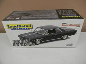 EXACT DETAIL REPLICAS 118 SCALE DIE-CAST - 1965 Z16 CHEVELLE TUXEDO BLACK 1 OF 996 WCC505 - FANTASTIC PIECE - NEW IN BOX - SEE PICTURES
