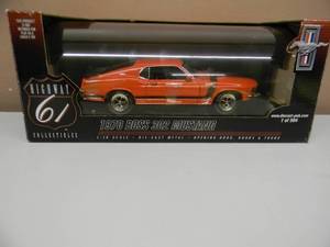 RARE - HIGHWAY 61 COLLECTIBLES 118 SCALE DIE-CAST - 1970 BOSS 302 MUSTANG 1 OF 504 50273T - FANTASTIC PIECE - NEW IN BOX - SEE PICTURES