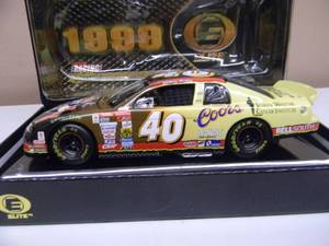 ACTION RACING 124 SCALE ELITE COLLECTIBLE - STERLING MARLIN #40 COORS LIGHT  JOHN WAYNE 1999 MONTE CARLO LIMITED EDITION C249916029-5 - 1 OF 1500  - AWESOME PIECE - NEW IN BOX - SEE PICTURES