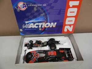 ACTION RACING 124 SCALE - JERRY TOLIVER WWF  XFL LIMITED EDITION 2001 FIREBIRD FUNNY CAR 1 OF 5508 101701 - NHRA - AWESOME PIECE - NEW IN BOX - SEE PICTURES