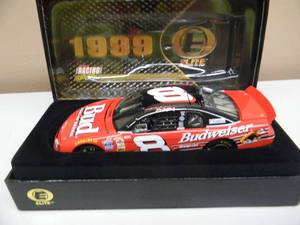 ACTION RACING ELITE 124 SCALE - DALE EARNHARDT JR. #8 BUDWEISER 1999 MONTE CARLO ELITE LIMITED EDITION C249916215-1  - 1 OF 5.004 - AWESOME PIECE - NEW IN BOX - SEE PICTURES