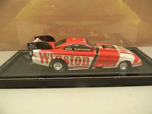 ACTION RACING 124 SCALE - WHIT BAZEMORE WINSTON 1998 MUSTANG FUNNY CAR LIMITED EDITION W249829269 - AWESOME PIECE - NEW IN BOX - SEE PICTURES
