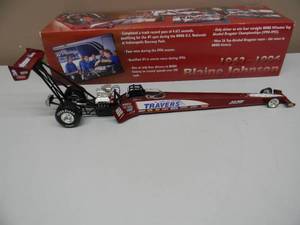 ACTION RACING 124 SCALE - BLAINE JOHNSON TRAVERS 1996 DRAGSTER - 1962-1996 LIMITED EDITION 1 OF 5,000 C249623284 - AWESOME PIECE - NEW IN BOX - SEE PICTURES