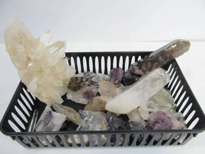 lot 73 image: Group of Genuine Stone & Crystal ClustersFormations