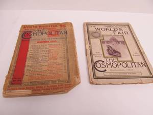 lot 113 image: 2 Antique Cosmopolitan Worlds Fair Books- Heavily Illustrated - 1893 & 1904