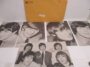 lot 162 image: Vintage Large 16 Magazine Mail-Away Posters - Beatles & Rolling Stones